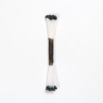 Estambres negros de 74 x 1 mm, paquete de 50