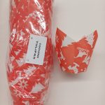 Paquete de 100 tulipanes de papel navideños