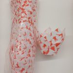 Paquete de 100 tulipanes de papel navideños