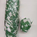 Paquete de 100 tulipanes de papel navideños