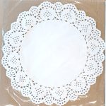 Naperón Blanco 24cm 12 Piezas.