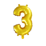 Globo Dorado Nº3 41cm