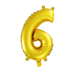 Globo Dorado Nº6 40cm