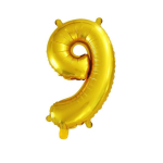 Globo Dorado Nº9 40cm