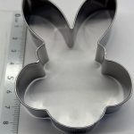 Cortador de cabeza de conejo de acero inoxidable 9x6cm