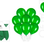 Globos festivos verdes de 30 cm, 8 unidades