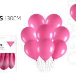 Globos Rosas 30cm 8 Piezas.