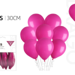 Globos BURDEOS 30cm 8Uds.