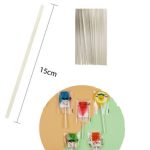 Palillos de papel 3mmx15cm 30uds