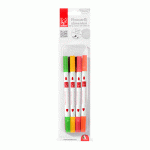 Juego de 8 bolígrafos de doble punta para alimentos