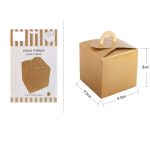 Caja Dorada 9x9x8cm Sc.6 Unidades.
