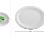 Bandeja orgánica 26x20cm Paquete de 5