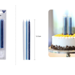 Caja de 12 velas de 3 colores
