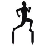Adorno para corredor de atletismo de 12,5 cm