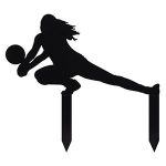 Adorno de jugador de voleibol 12 x 6 cm