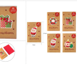 Tarjeta de Navidad con sobre 17x11,5cm