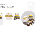 Adorno de Feliz Cumpleaños 20,5 cm 2 piezas