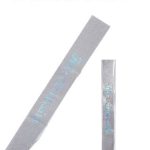 Banner de Feliz Cumpleaños Plateado 9,5 cm x 1,6 m