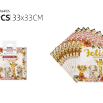 Servilletas Feliz Cumpleaños 33x33cm Paquete 16