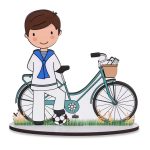 Adorno de comunión en bicicleta para niño (largo x alto x profundidad)