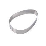 Aro para huevos de acero inoxidable 13x20xh4 cm