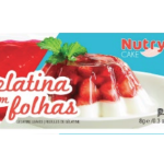 Hojas de gelatina roja 8 g