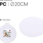 Soporte para tartas blanco de 200 x 15 mm