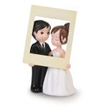 Novios con marco Modecor de 14 cm