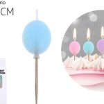 Velas de globo de colores de 5 cm