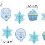 Papel rosa Feliz Cumpleaños Ginalda 4 Metros