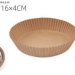 Molde de papel para freidora de aire Ø 16x4cm 5