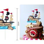 Adorno de Feliz Cumpleaños (Piratas) 22cm
