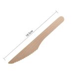 Cuchillo de madera orgánica 16,5 cm Sc.12