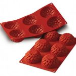 Molde de silicona de 6 cavidades para dalias