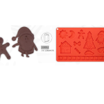 Molde de silicona navideño de 27 x 17 cm