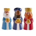 Pastel de Reyes Magos 3D de 3 cm, caja de 100 unidades
