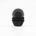 Molde de Papel Gourmet Negro Nº5 2,5x2,5x3cm Pack.100