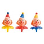 Juego de 3 cabezas de payaso