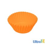 Molde de Papel Naranja Gourmet Nº4 3x2x3,5cm Pack.85
