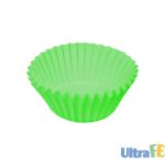 Molde de Papel Gourmet Verde Nº4 3x2x3,5cm Pack.85