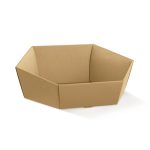 Tablero hexagonal Kraft 205 x 170 x 70 mm