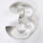 Anillo de acero inoxidable n.º 3 30x8x4cm