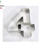 Anillo de acero inoxidable n.º 4 26 x 30 x 4,5 cm