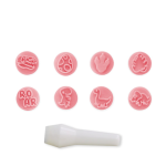 Kit de sellos de dinosaurios (8 sellos)