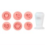 Kit de sellos de corazones (6 sellos)