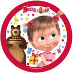 Plato de azúcar Marsha y el oso 21cm