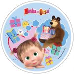 Plato de anfitrión Marsha y el oso 14 cm