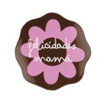 Decoración de chocolate Flor "Feliz Día de la Madre" paquete de 3