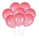 Globos Rosas 30cm 8 Piezas.