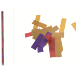 Tiras de confeti de 6 cm